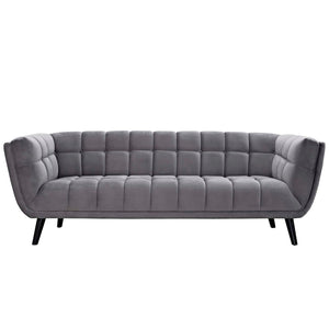 ModwayModway Bestow 2 Piece Performance Velvet Sofa and Loveseat Set EEI-2979 EEI-2979-GRY-SET- BetterPatio.com