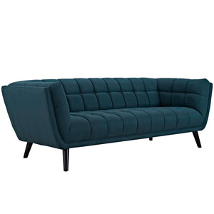 ModwayModway Bestow 2 Piece Upholstered Fabric Sofa and Loveseat Set EEI-2975 EEI-2975-BLU-SET- BetterPatio.com
