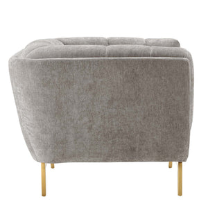 ModwayModway Bestow Crushed Performance Velvet Armchair EEI-4412 EEI-4412-LGR- BetterPatio.com