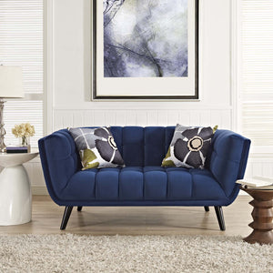 ModwayModway Bestow Performance Velvet Loveseat EEI-2535 EEI-2535-NAV- BetterPatio.com