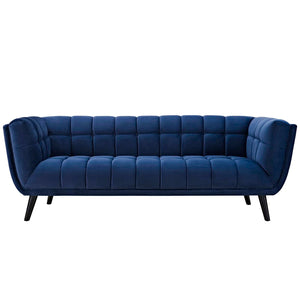 ModwayModway Bestow Performance Velvet Sofa EEI-2731 EEI-2731-NAV- BetterPatio.com