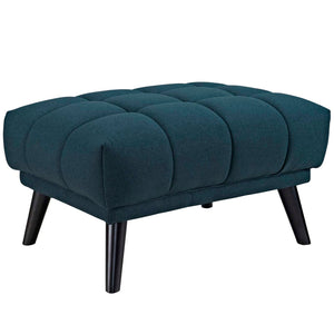 ModwayModway Bestow Upholstered Fabric Ottoman EEI-2734 EEI-2734-BLU- BetterPatio.com