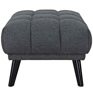 ModwayModway Bestow Upholstered Fabric Ottoman EEI-2734 EEI-2734-GRY- BetterPatio.com