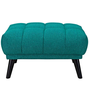 ModwayModway Bestow Upholstered Fabric Ottoman EEI-2734 EEI-2734-TEA- BetterPatio.com