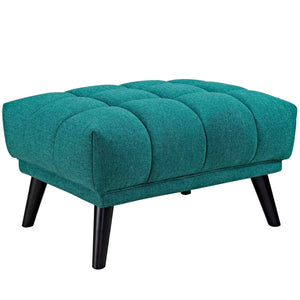 ModwayModway Bestow Upholstered Fabric Ottoman EEI-2734 EEI-2734-TEA- BetterPatio.com