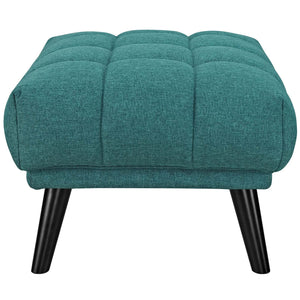 ModwayModway Bestow Upholstered Fabric Ottoman EEI-2734 EEI-2734-TEA- BetterPatio.com