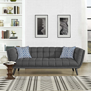 ModwayModway Bestow Upholstered Fabric Sofa EEI-2730 EEI-2730-GRY- BetterPatio.com