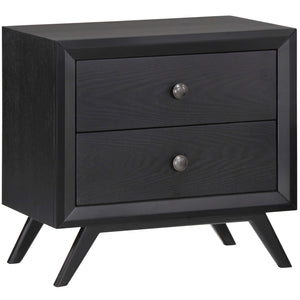 ModwayModway Bethany 2 Piece Queen Bedroom Set MOD-5333 MOD-5333-BLK-BRN-SET- BetterPatio.com