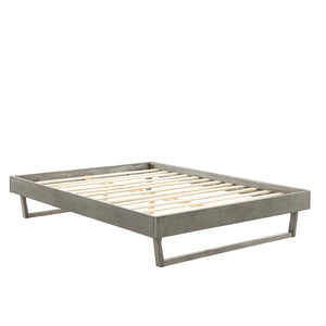 ModwayModway Billie Full Wood Platform Bed Frame MOD-6213 MOD-6213-GRY- BetterPatio.com