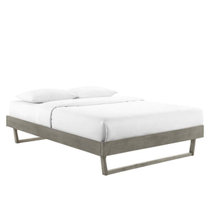 ModwayModway Billie Full Wood Platform Bed Frame MOD-6213 MOD-6213-GRY- BetterPatio.com