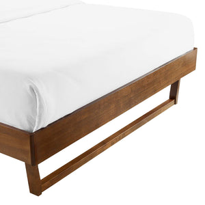 ModwayModway Billie Full Wood Platform Bed Frame MOD-6213 MOD-6213-WAL- BetterPatio.com