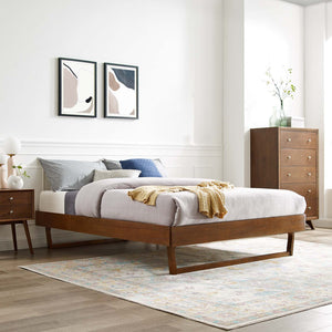 ModwayModway Billie Full Wood Platform Bed Frame MOD-6213 MOD-6213-WAL- BetterPatio.com