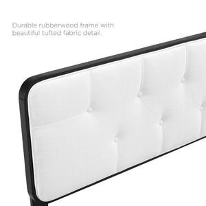ModwayModway Bridgette Full Wood Platform Bed With Angular Frame MOD-6643 MOD-6643-BLK-WHI- BetterPatio.com