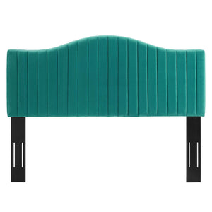 ModwayModway Brielle Channel Tufted Performance Velvet Full/Queen Headboard MOD-6559 MOD-6559-TEA- BetterPatio.com