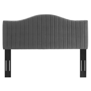 ModwayModway Brielle Channel Tufted Performance Velvet King/California King Headboard MOD-6560 MOD-6560-CHA- BetterPatio.com