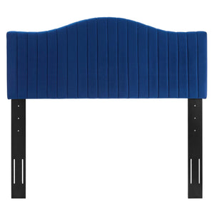 ModwayModway Brielle Channel Tufted Performance Velvet Twin Headboard MOD-6558 MOD-6558-NAV- BetterPatio.com