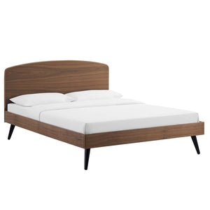 ModwayModway Bronwen King Wood Platform Bed MOD-6255 MOD-6255-WAL- BetterPatio.com