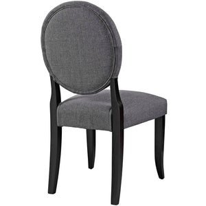 ModwayModway Button Dining Side Chair Upholstered Fabric Set of 2 EEI-3329 EEI-3329-GRY- BetterPatio.com