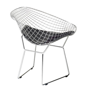 ModwayModway CAD Upholstered Vinyl Lounge Chair EEI-163 EEI-163-BLK- BetterPatio.com