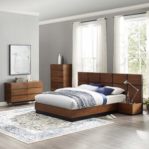 ModwayModway Caima 5-Piece Bedroom Set MOD-6300 MOD-6300-WAL-SET- BetterPatio.com