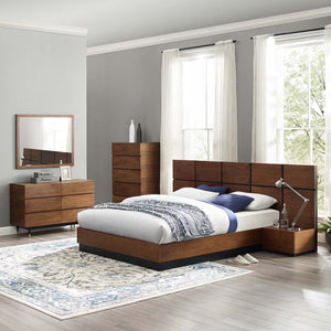 ModwayModway Caima 6-Piece Bedroom Set MOD-6299 MOD-6299-WAL-SET- BetterPatio.com