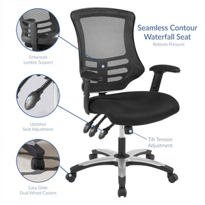 ModwayModway Calibrate Mesh Office Chair EEI-3042 EEI-3042-BLK- BetterPatio.com