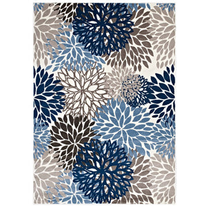 ModwayModway Calithea Vintage Classic Abstract Floral 5x8 Area Rug R-1133-58 R-1133A-58- BetterPatio.com