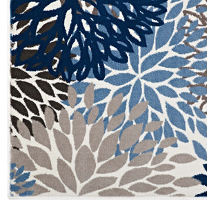 ModwayModway Calithea Vintage Classic Abstract Floral 8x10 Area Rug R-1133-810 R-1133A-810- BetterPatio.com
