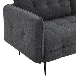 ModwayModway Cameron Tufted Fabric Sofa EEI-4451 EEI-4451-CHA- BetterPatio.com