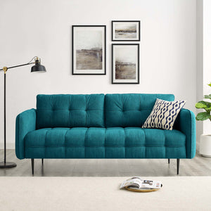 ModwayModway Cameron Tufted Fabric Sofa EEI-4451 EEI-4451-TEA- BetterPatio.com