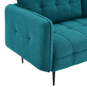 ModwayModway Cameron Tufted Fabric Sofa EEI-4451 EEI-4451-TEA- BetterPatio.com