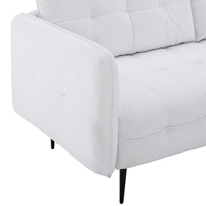 ModwayModway Cameron Tufted Fabric Sofa EEI-4451 EEI-4451-WHI- BetterPatio.com