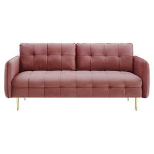 ModwayModway Cameron Tufted Performance Velvet Sofa EEI-4450 EEI-4450-DUS- BetterPatio.com