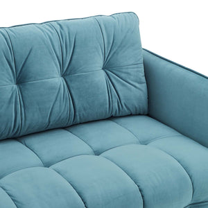 ModwayModway Cameron Tufted Performance Velvet Sofa EEI-4450 EEI-4450-SEA- BetterPatio.com