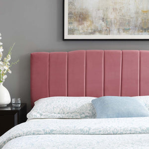 ModwayModway Camilla Channel Tufted Full/Queen Performance Velvet Headboard MOD-6182 MOD-6182-DUS- BetterPatio.com