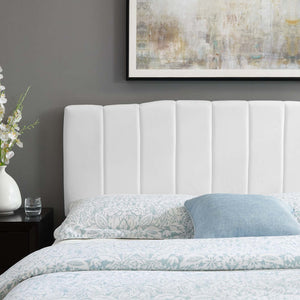 ModwayModway Camilla Channel Tufted Full/Queen Performance Velvet Headboard MOD-6182 MOD-6182-WHI- BetterPatio.com