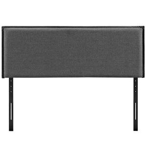 ModwayModway Camille Full Upholstered Fabric Headboard MOD-5406 MOD-5406-GRY- BetterPatio.com