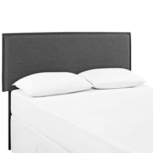 ModwayModway Camille Full Upholstered Fabric Headboard MOD-5406 MOD-5406-GRY- BetterPatio.com