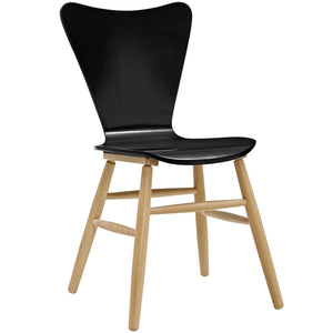 ModwayModway Cascade Dining Chair Set of 2 EEI-3476 EEI-3476-BLK- BetterPatio.com