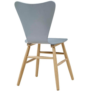 ModwayModway Cascade Dining Chair Set of 2 EEI-3476 EEI-3476-GRY- BetterPatio.com