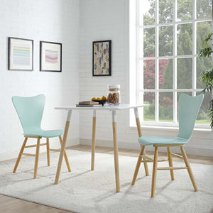 ModwayModway Cascade Dining Chair Set of 2 EEI-3476 EEI-3476-LBU- BetterPatio.com