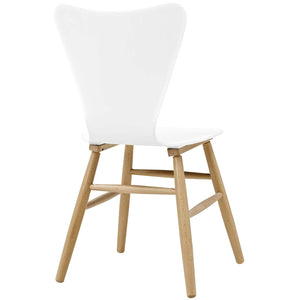 ModwayModway Cascade Dining Chair Set of 2 EEI-3476 EEI-3476-WHI- BetterPatio.com