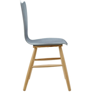 ModwayModway Cascade Wood Dining Chair EEI-2672 EEI-2672-GRY- BetterPatio.com