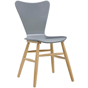 ModwayModway Cascade Wood Dining Chair EEI-2672 EEI-2672-GRY- BetterPatio.com
