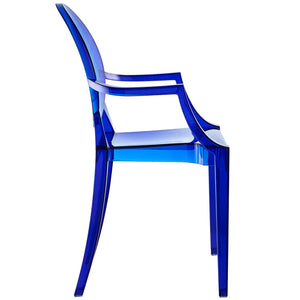 ModwayModway Casper Dining Armchairs Set of 4 EEI-1769 EEI-1769-BLU- BetterPatio.com