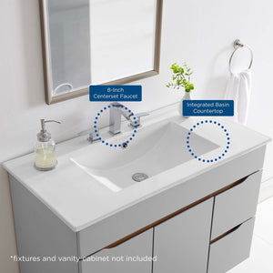 ModwayModway Cayman 36" Bathroom Sink EEI-4203 EEI-4203-WHI- BetterPatio.com