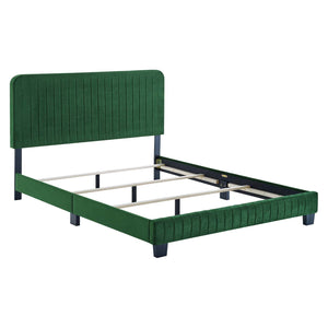 ModwayModway Celine Channel Tufted Performance Velvet Full Bed MOD-6331 MOD-6331-EME- BetterPatio.com