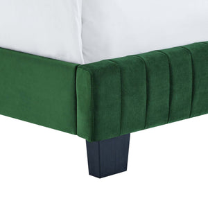 ModwayModway Celine Channel Tufted Performance Velvet Full Bed MOD-6331 MOD-6331-EME- BetterPatio.com