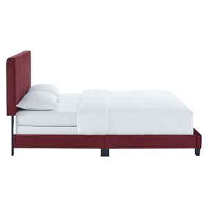 ModwayModway Celine Channel Tufted Performance Velvet Full Bed MOD-6331 MOD-6331-MAR- BetterPatio.com