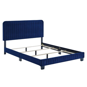 ModwayModway Celine Channel Tufted Performance Velvet Full Bed MOD-6331 MOD-6331-NAV- BetterPatio.com